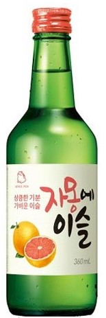 真露 韩式烧酒【西柚/柚子味】韩国进口 13度 360ml